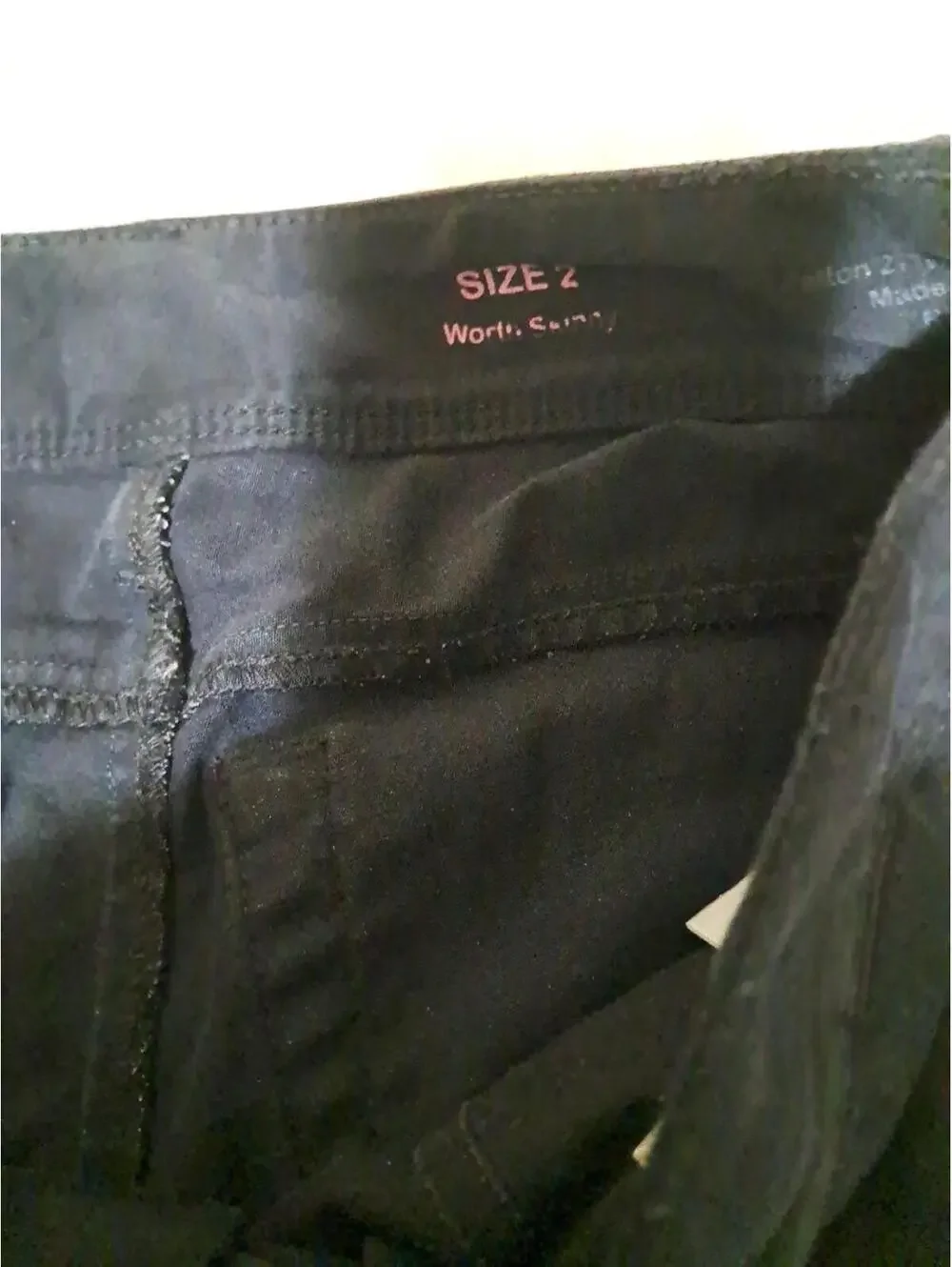 Lilly Pulitzer Women's Size 2 Black Denim Stretch‎ Pants Worth Skinny Jeans